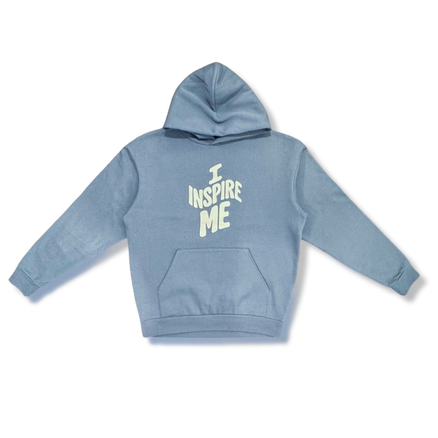 I Inspire Me Heavyweight Hoodie (slate Blue)