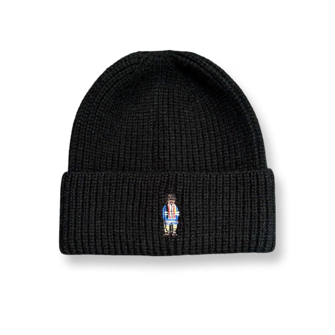 Digital Nerd Wool Knitted Beanie (Black)