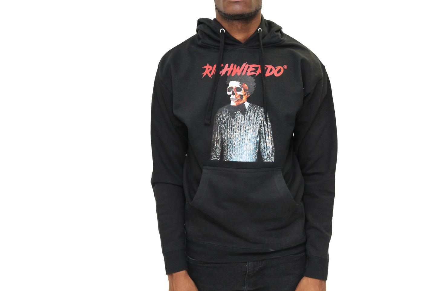 RichWierdo “Off The Wall “ Skull Hoodie (Black)