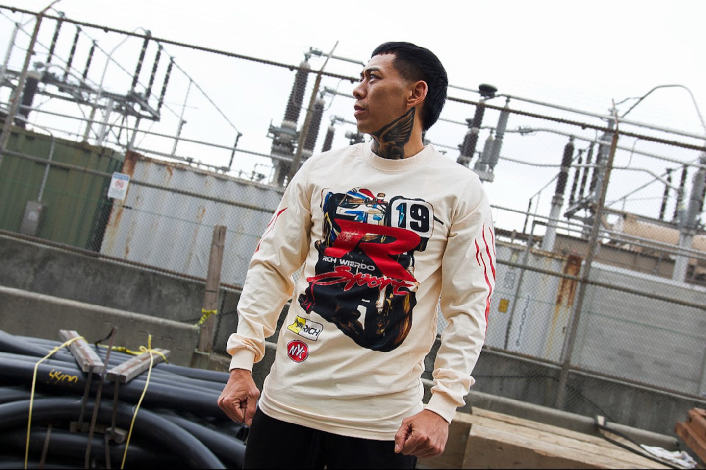 Richwierdo Motorsport Dirtbike Longsleeve (Cream)