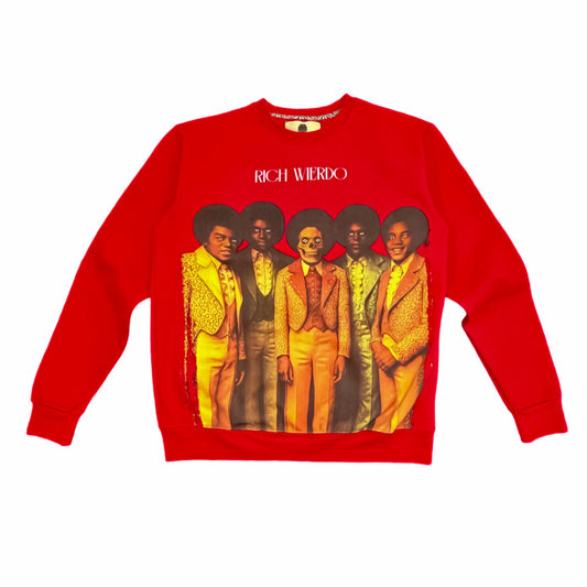 Richwierdo J5 Rhinestone Embossed Sweater