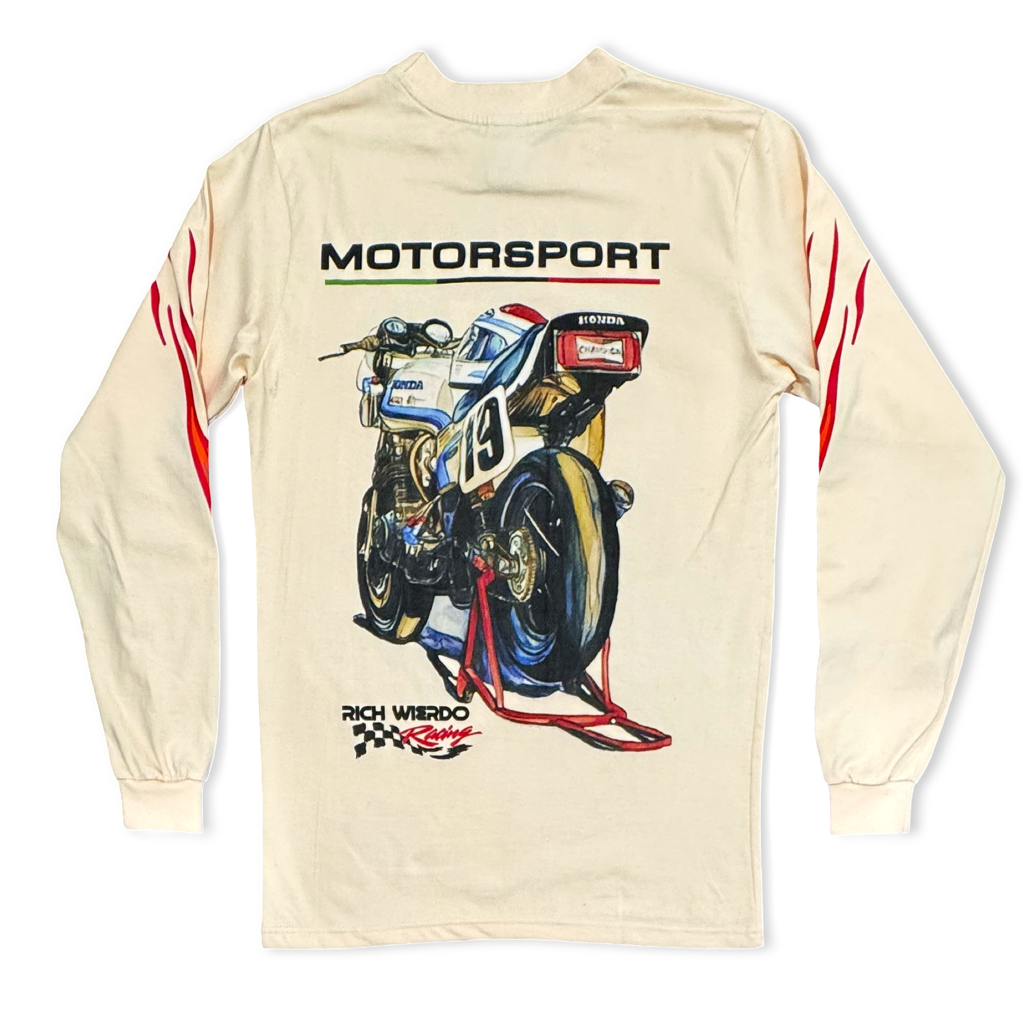 Richwierdo Motorsport Dirtbike Longsleeve (Cream)