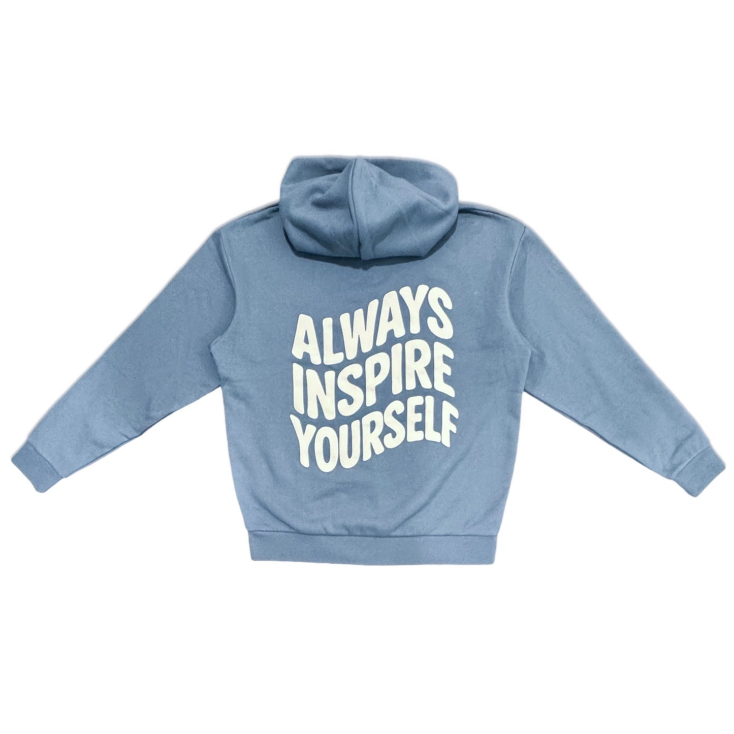 I Inspire Me Heavyweight Hoodie (slate Blue)