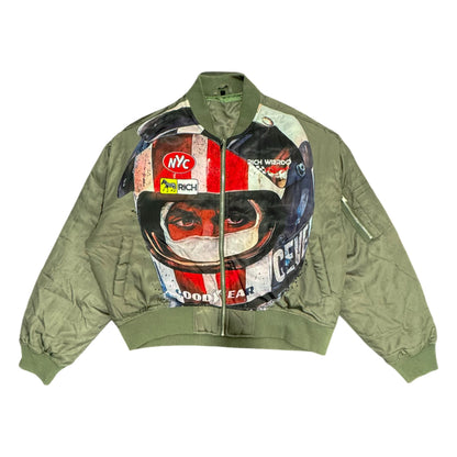 RichWierdo Racing  Flight Jacket (Army Green)
