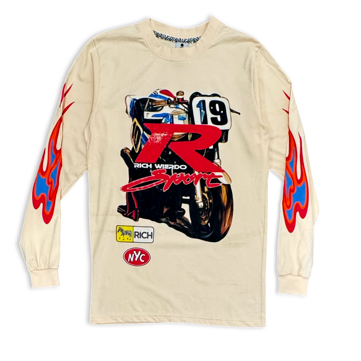Richwierdo Motorsport Dirtbike Longsleeve (Cream)