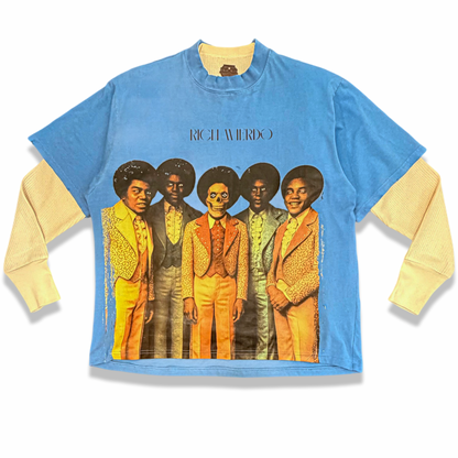 Fab Five Rhinestone thermal -Longsleeve