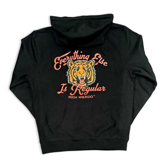 Everything Else is Regular Tiger Hoodie (Black)