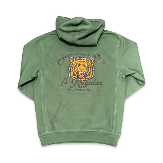 Everything Else is Regular Tiger Hoodie (Green)