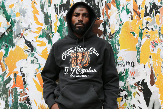 Everything Else is Regular Tiger Hoodie (Black)