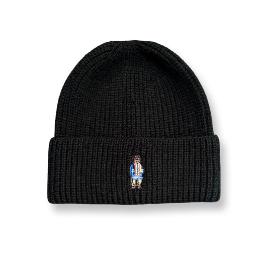 Digital Nerd Wool Knitted Beanie (Black)