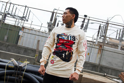 Richwierdo Motorsport Dirtbike Longsleeve (Cream)