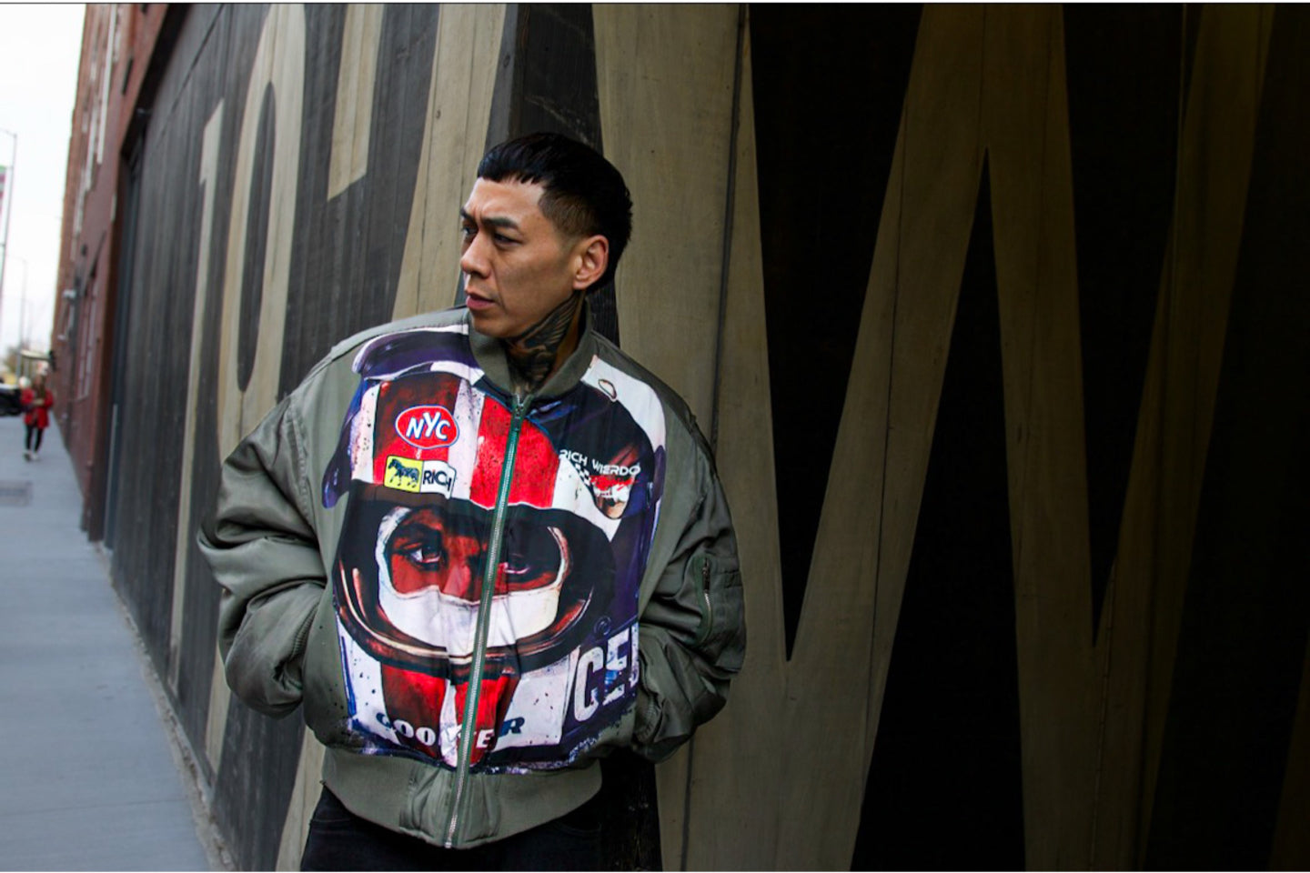 RichWierdo Racing  Flight Jacket (Army Green)