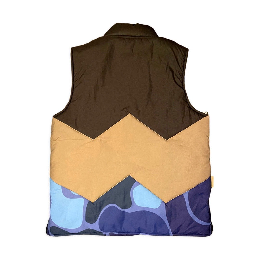 Almighty “W” Reversible Vest (Blue Camo)