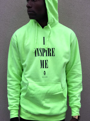I Inspire Me Hoody (neon green)