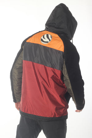 RichWierdo Sherpa Pullover Coat (Army Colorway)