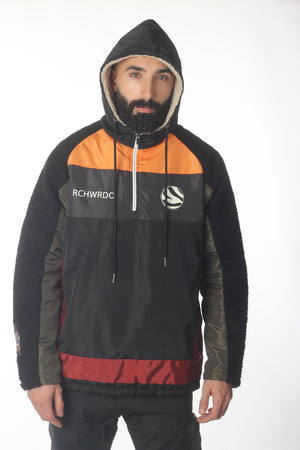 RichWierdo Sherpa Pullover Coat (Army Colorway)