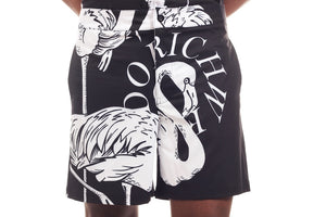 Flamingo Silk Short Set