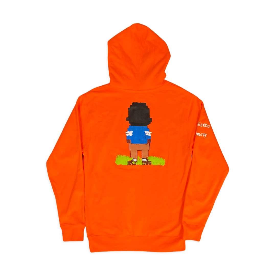 RichWierdo x DanGritty Collab Hoodie (Orange)