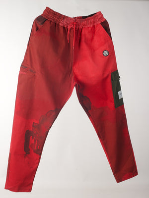 RichWierdo Smoke Camo Army Pants (red)