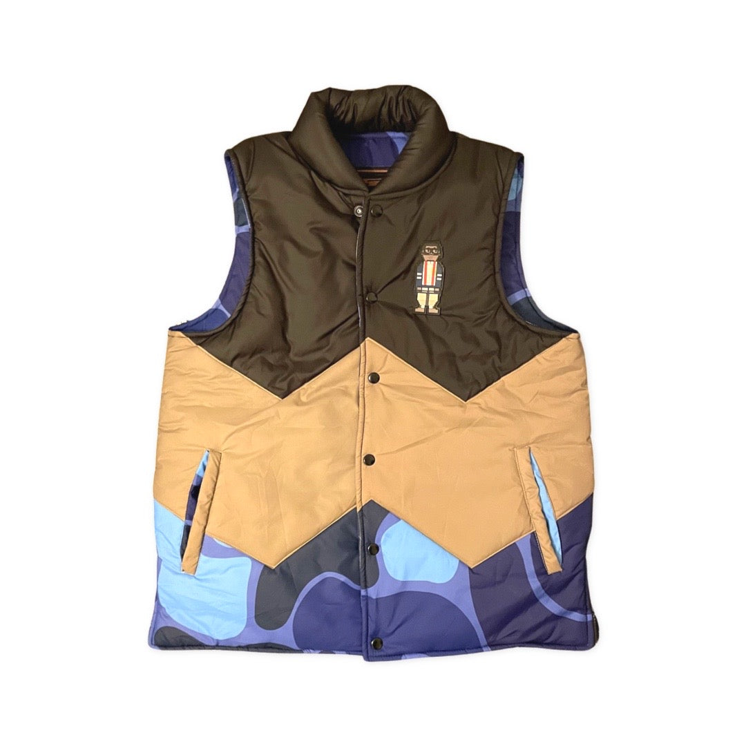 Almighty “W” Reversible Vest (Blue Camo)