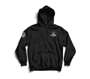 6ft Distance Hoodie (Black )