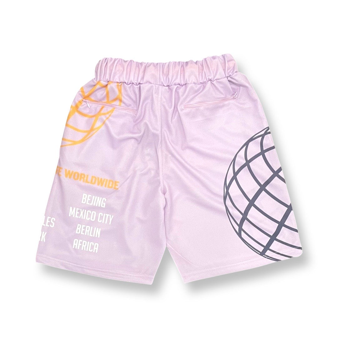 RichWierdo Worldwide Mesh Shorts( Lavender)