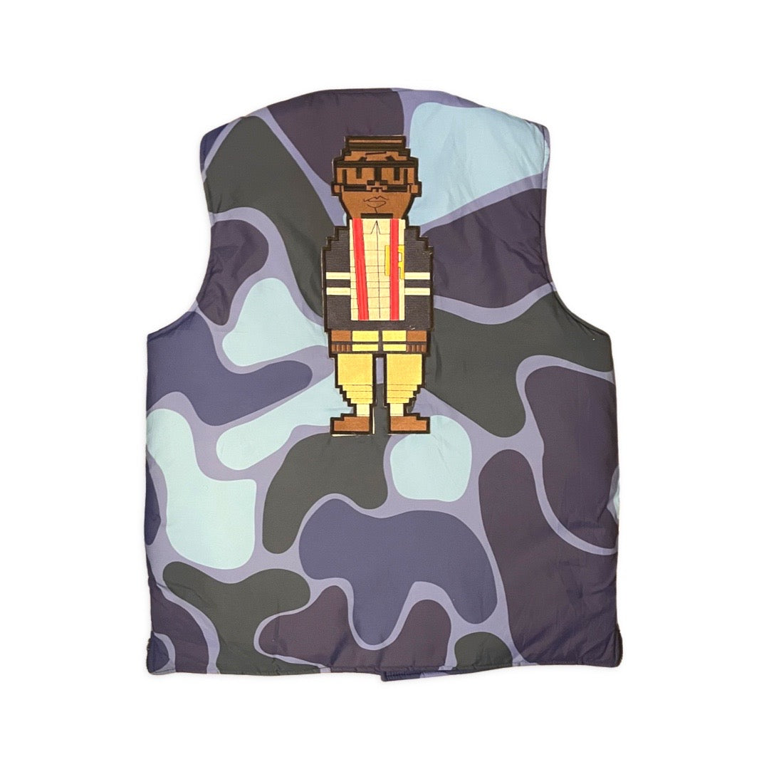 Almighty “W” Reversible Vest (Blue Camo)