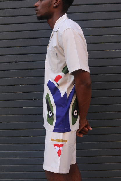 Off White Silk Totem Set