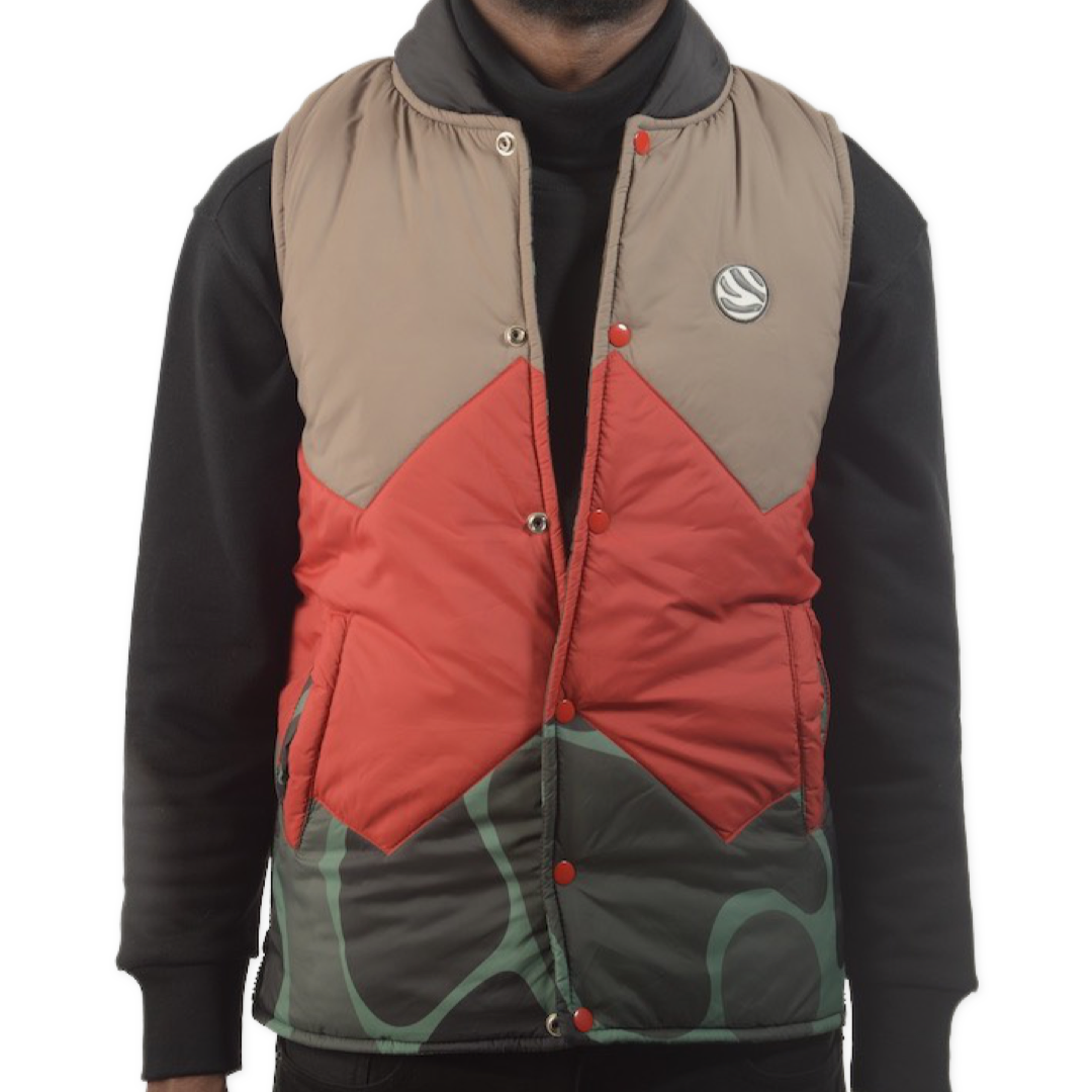 Almighty “W” Reversible Vest (Green Camo)