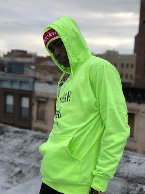 I Inspire Me Hoody (neon green)