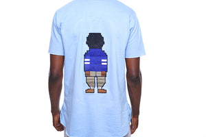 Digital Nerd Embroidered Dress Shirt (Carolina Blue)