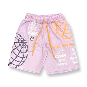 World Tour Shorts (Lavendar)