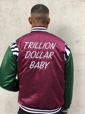 Trillion Dollar Baby Varsity (Burgundy&Green)