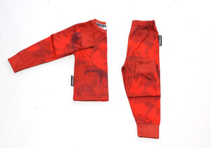 Kids Concrete Jungle Pajama Set (Green set & Red Set come together )
