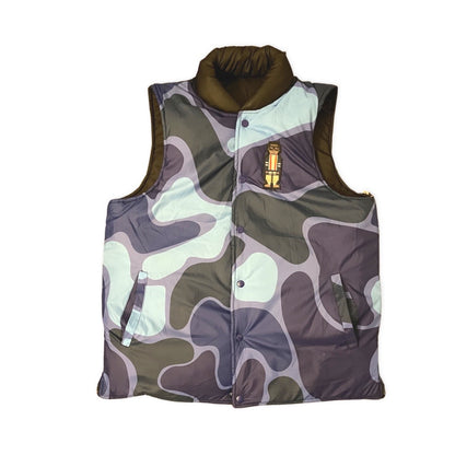 Almighty “W” Reversible Vest (Blue Camo)