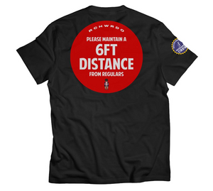 RichWierdo 6ft Distance Tee Black (Covid Capsule)SOLD OUT