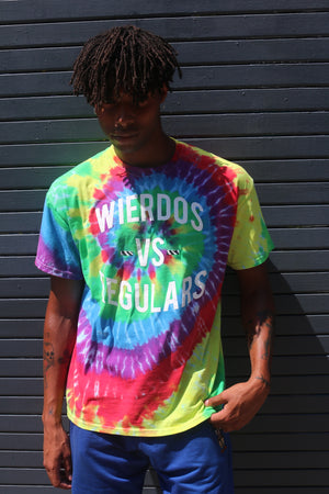Wierdos Vs Regulars Tye Dye Tee