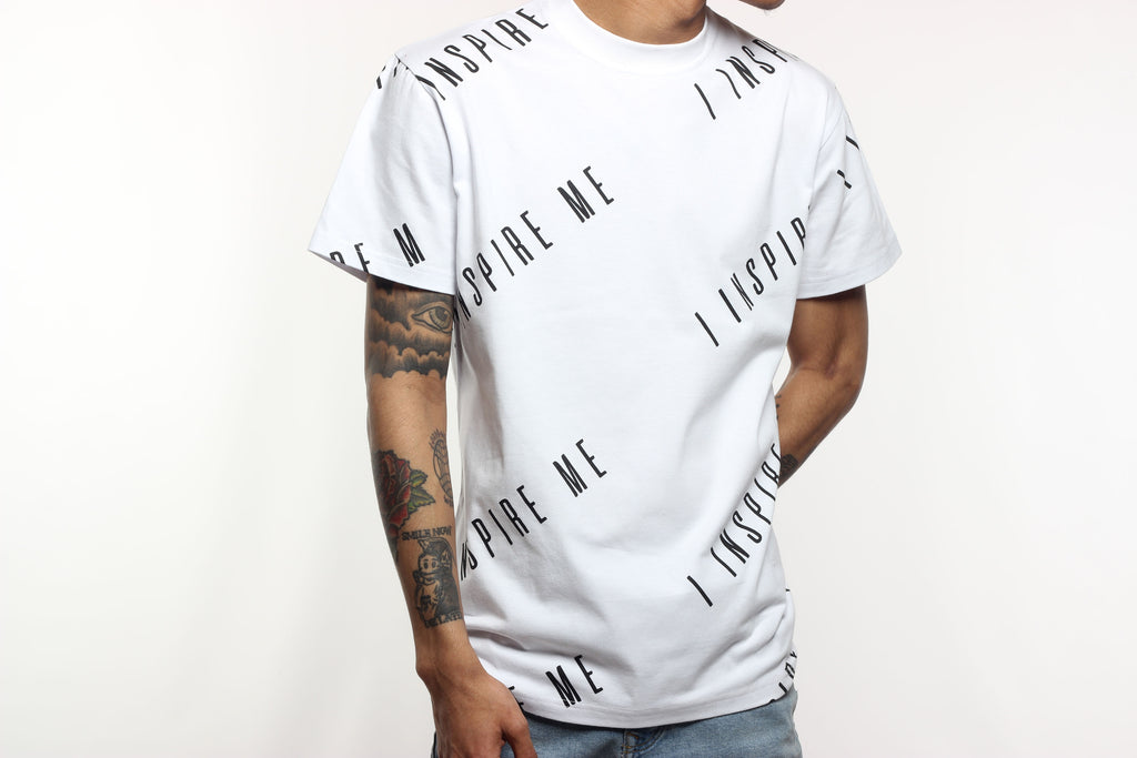 I Inspire Me Monogram Tee (White)SOLD OUT