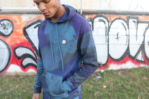 Smoke Camo Hoodie(Blue)