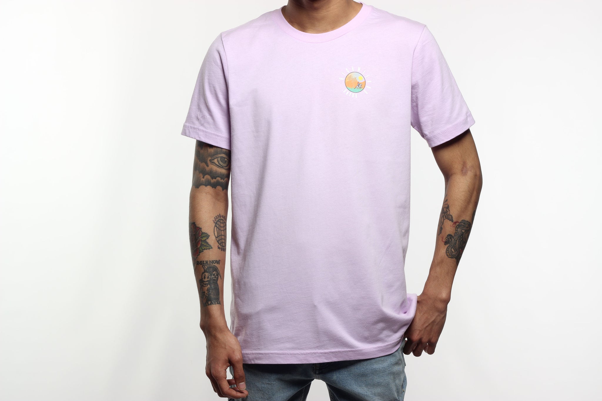 The RichWierdo Brand Wild Zebra Tee (Lavendar)