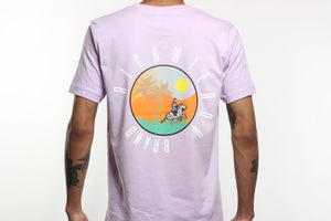 The RichWierdo Brand Wild Zebra Tee (Lavendar)
