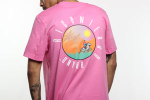 The RichWierdo Brand Wild Zebra Tee (Hot Pink)