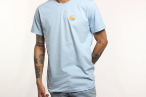 The RichWierdo Brand Wild Zebra Tee (Sky Blue)