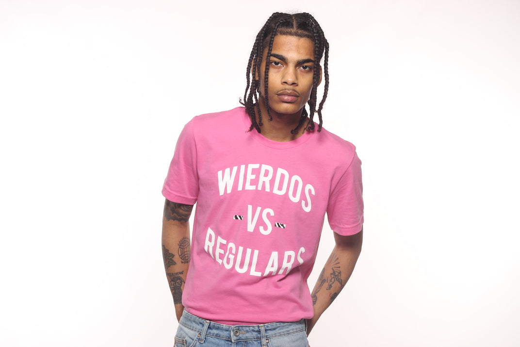 Wierdos Vs Regulars Tee(Pink)