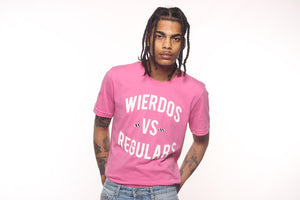 Wierdos Vs Regulars Tee(Pink)