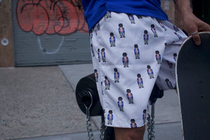 RichWierdo Digital Nerd Swimming Trunks