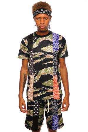 RCHWRDO Patchwork Shirt (Tiger Camo Print)