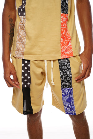 RCHWRDO Patchwork Shorts (Bronze)