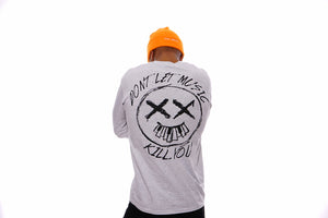 Don't Let Music Kill You Graphic Tee (Ash Grey)