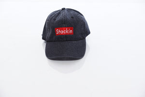Stackin' Denim Dad Hat ( Black )
